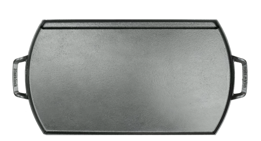 Blacklock *77* 10 x 20 Inch Triple Seasoned Cast Iron Double Burner Griddle