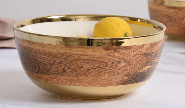 Pampa Bay Large Wood Bowl