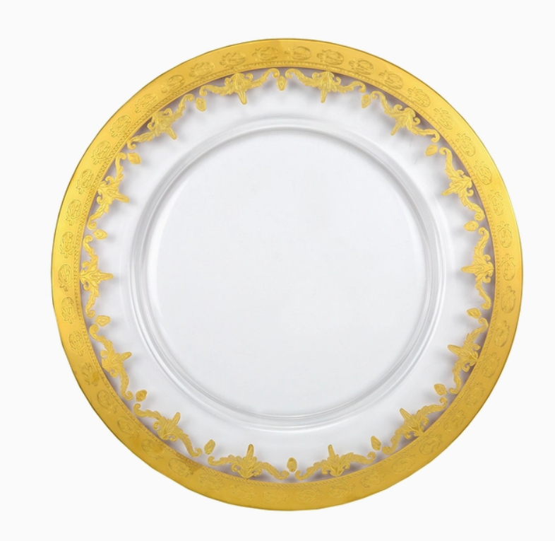 Arte Italica Vetro Gold Charger