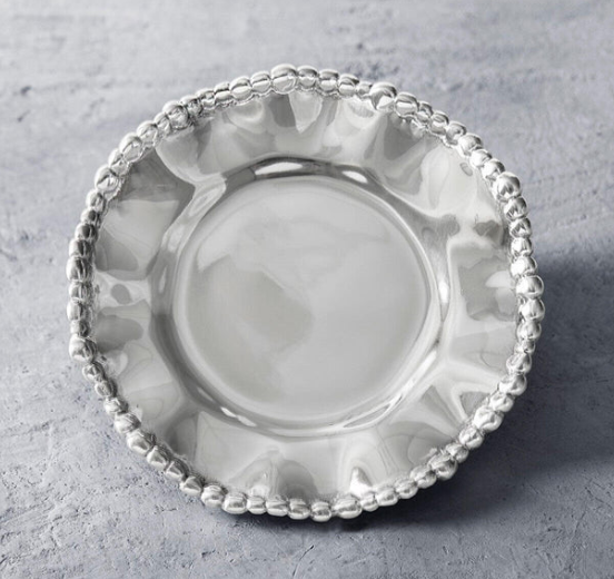 Beatriz Ball Organic Pearl Plain Round Wine Plate