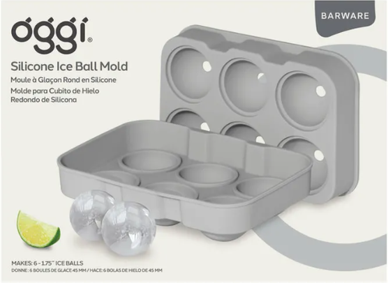 Oggi Barware Silicone Ice Ball Mold