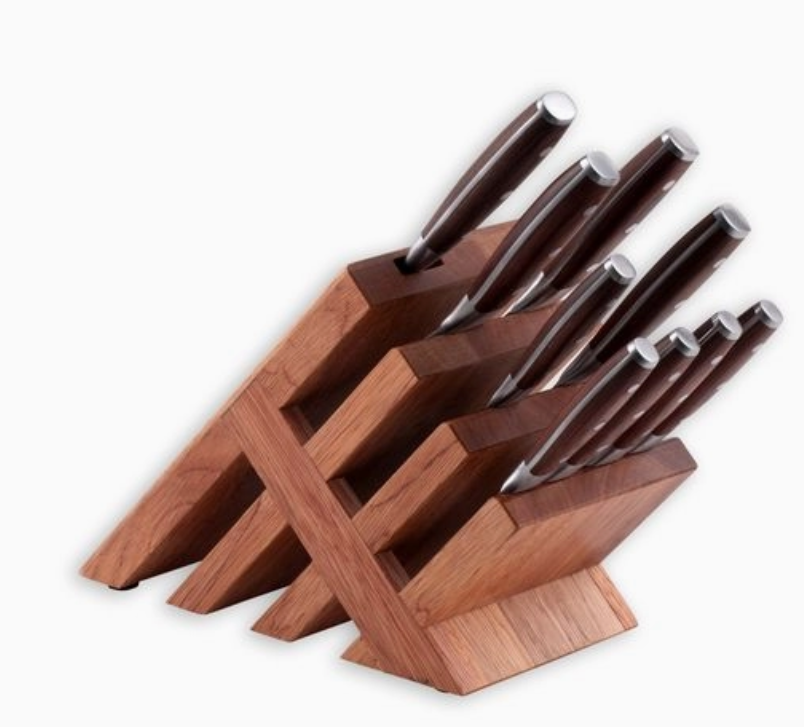 Avanta 10 Piece Pakkawood Knife Block Set