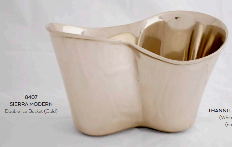 Beatriz Ball 8407 SIERRA MODERN Double Ice Bucket (Gold)