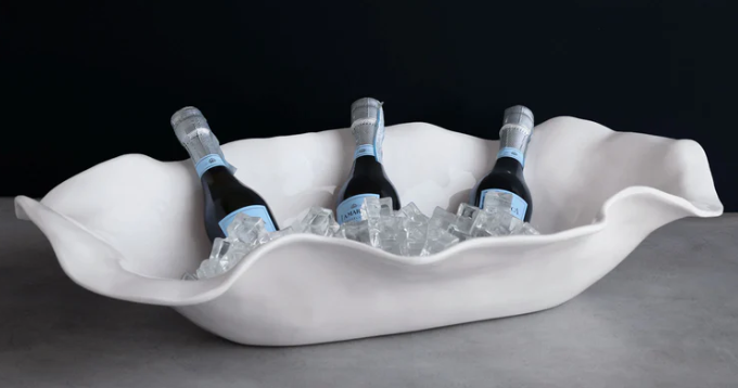 Beatriz Ball VIDA Havana Extra Large Oval Centerpiece (White)