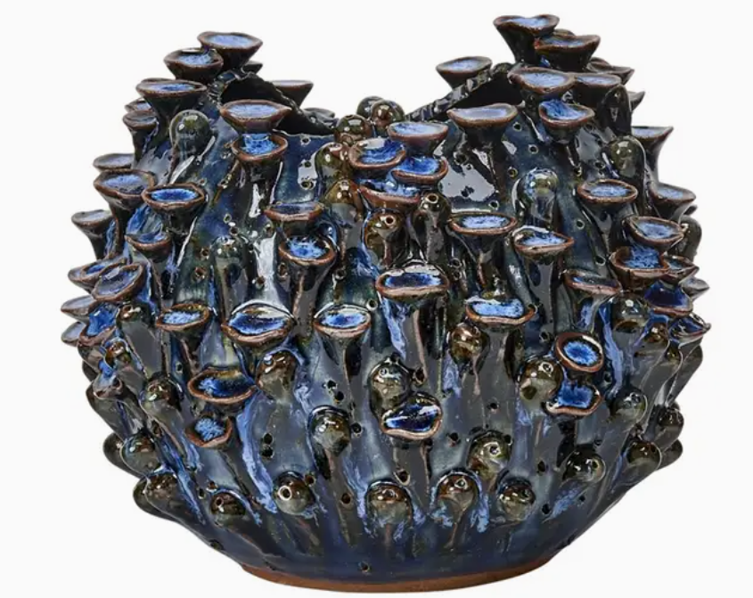 Blue Barnacle Vase