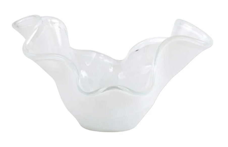 VIETRI ONDA GLASS MEDIUM BOWL