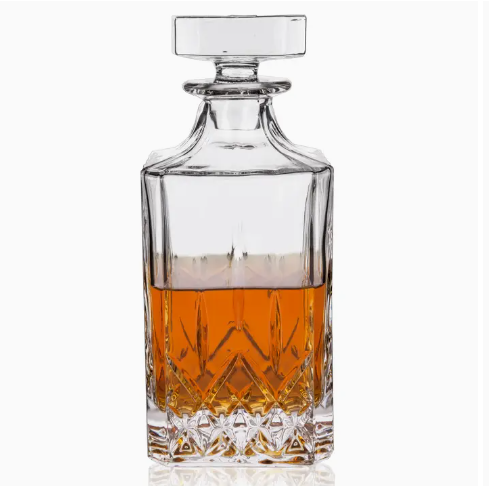 Admiral™ Vintage-Style Crystal Liquor Decanter
