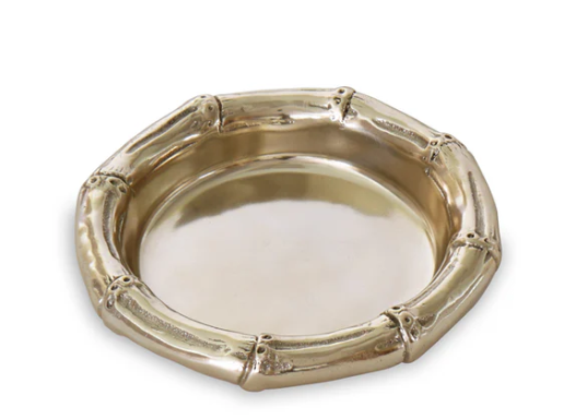 Sierra Modern Bamboo Wine Coaster (Gold)