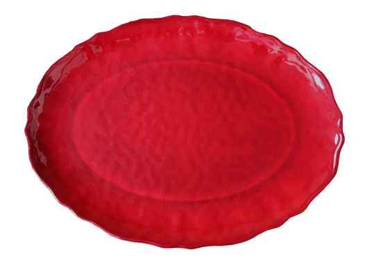 Le Cadeaux Garnet Melamine Oval Platter