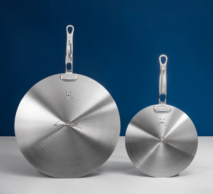 Hestan Thomas Keller Insignia Commercial Clad Stainless Steel Universal Lids Size 12 1/2 (In Store Pickup ONLY)