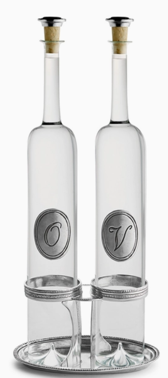 Arte Italica Tavola Tall Oil and Vinegar with Caddy