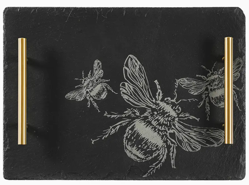 Selbra House Slate Bee Board with Handles