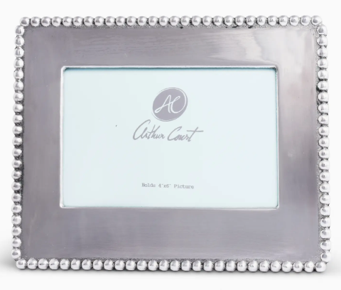 Arthur Court Silver Beaded Frame