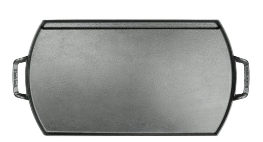 Blacklock *77* 10 x 20 Inch Triple Seasoned Cast Iron Double Burner Griddle