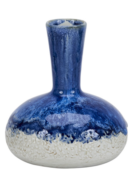 Continental Home Small Blue Vase