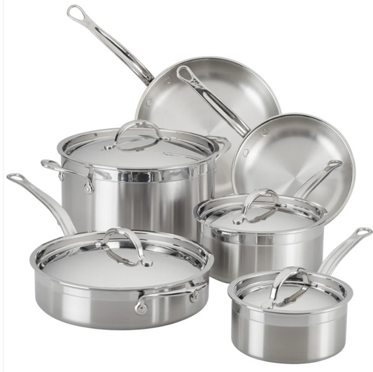 Hestan ProBond  Professional Clad Stainless Steel Ultimate Set, 10-piece (In Store Only)