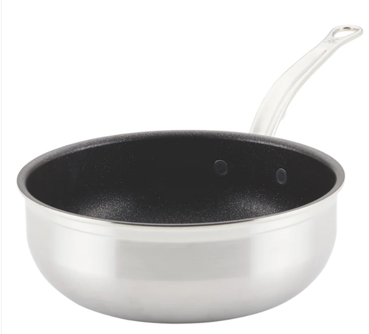 Hestan ProBond  Professional Clad Stainless Steel TITUM® Nonstick Essential Pan with Cover, 3.5-Quart (In Store Only)