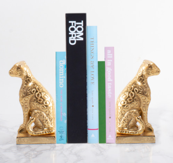 Leopard Bookend Set