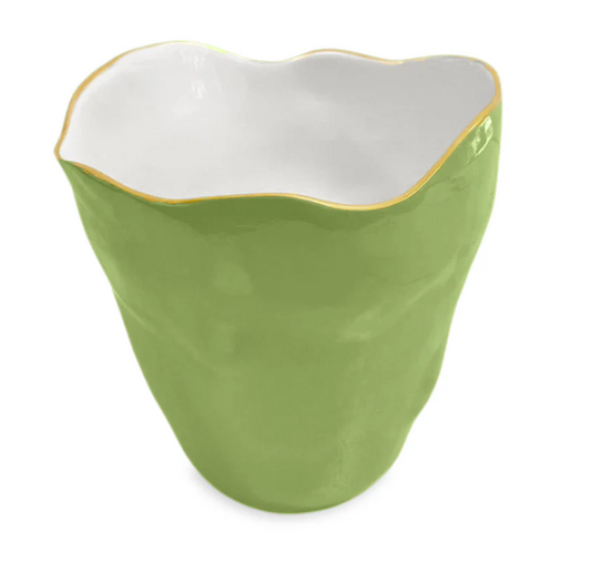 Beatriz Ball ENCANTO Soho Large Ice Bucket (Green and White)